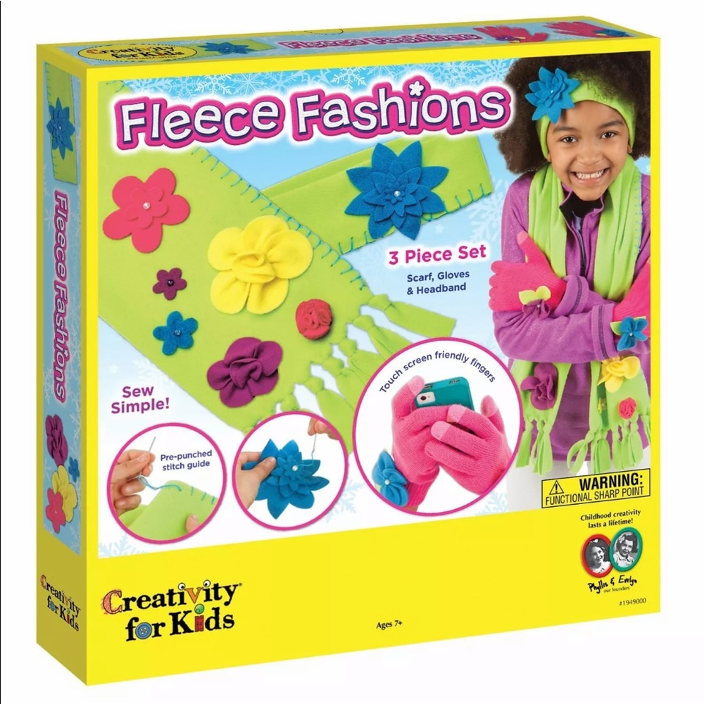Fleece Fashions Creativity kids quarantine project